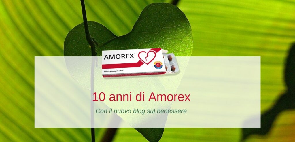Amorex compie 10 anni e lancia il nuovo blog italiano