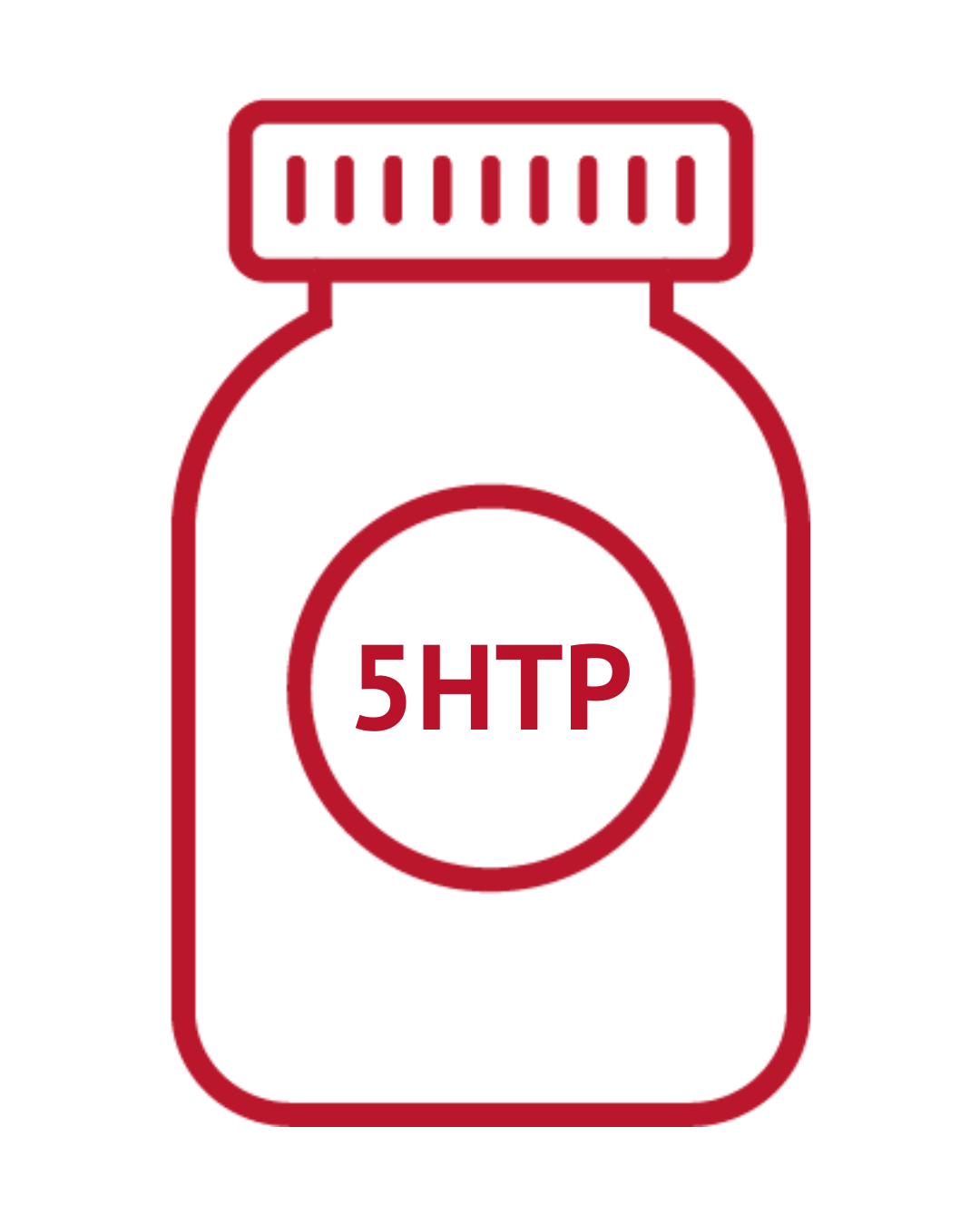 Grafica: flacone con 5-HTP.